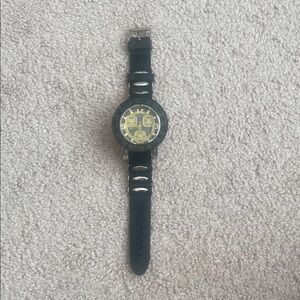 Black and Gold Watch